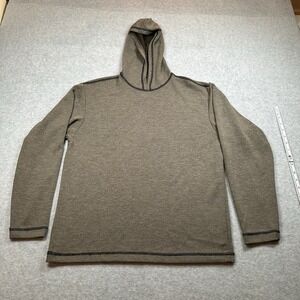 Metropolitan View Hoodie Men's S‎ Brown Made In Italy NOTE